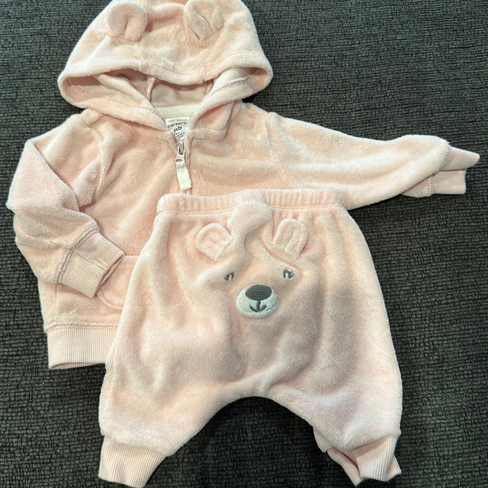 Carters new born jogging suit